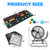 Deluxe Bingo Game Set with Bingo Cage and Master Board, 75 Bingo Balls, 150 Chips, 18 Bingo Cards