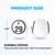 1.57" Replacement Bingo Balls of Ping Pong Size for Large Bingo Cage (Double Sides Printed)