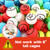 1.57" Replacement Bingo Balls of Ping Pong Size (Multi-Color Balls - Single Side Printed)