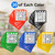 Multi-Color Bingo Cards, Bingo Sheets with Five Colors, 20 of Each Color (100-Pack)