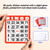 Multi-Color Bingo Cards, Bingo Sheets with Five Colors, 10 of Each Color (50-Pack)
