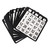 18-Pack Bingo Game Cards with Easy Read Numbers, Reusable Paper Bingo Sheets for Bingo Games