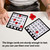 18-Pack Bingo Game Cards with Easy Read Numbers, Reusable Paper Bingo Sheets for Bingo Games