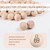 7/8-Inch Solid Wooden Replacement Bingo Balls for Parties, Bingo Nights, Prize Raffles