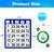 Bingo Game Set with 50 Bingo Cards, 500 Colorful Bingo Chips & Deck Bingo Calling Cards