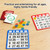 Bingo Game Set with 50 Bingo Cards, 500 Colorful Bingo Chips & Deck Bingo Calling Cards