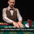 6 Deck Clear Acrylic Discard Trays, Casino Grade Discard Holder Trays for Blackjack (Red)