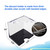 4 Deck Clear Acrylic Discard Trays, Casino Grade Discard Holder Trays for Blackjack