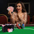 70" x 35" Casino Card Game Tabletop Layout Mat with Carrying Bag, Non-Slip Rubber Layout Mat