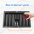 "Dealer Table Chips Tray Rack with 2 Card Slots for Poker Chips (6 Rows, Hold 300 Chips) "