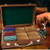 Casino Wooden Poker Chip Case with Wooden Chip Trays for Casino Nights (300 Pieces - Walnut)
