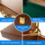Wooden Poker Chip Case with Wooden Chip Trays for Casino Nights (500 Pieces - Walnut)