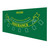36"x72" Blackjack Layout Felt with Instructions, Las Vegas Style Casino Black Jack Tabletop Mat