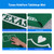 Texas Hold'em Poker Layout Felt with Instructions, Las Vegas Style Poker Game Tabletop Mat