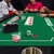 Texas Hold'em Poker Layout Felt with Instructions, Las Vegas Style Poker Game Tabletop Mat