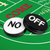 Craps Game Set. Including 5 Pieces 19mm Dice, 3" Craps On/Off Dealer Puck Button (Yellow)