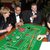 Craps Game Set. Including 5 Pieces 19mm Dice, 3" Craps On/Off Dealer Puck Button (Yellow)