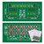 Roulette&Craps Layout Felt, Las Vegas Style Casino Roulette and Craps Layout Mat with Instructions