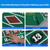 Las Vegas Style Casino Black Jack and Roulette Layout Mat with Instructions and Strategy Chart