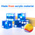 Craps Game Set. Including 5 Pieces 19mm Dice, 3" Craps On/Off Dealer Puck Button (Blue)