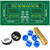 Craps Game Set. Including 5 Pieces 19mm Dice, 3" Craps On/Off Dealer Puck Button (Blue)