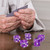 19mm Vegas Casino Style Craps Dice Set with Razor Sharp Edges（Purple)