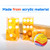 19mm Vegas Casino Style Craps Dice Set of 5 with Razor Sharp Edges（Yellow)