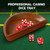 Solid Wood Craps Dice Boat, Casino Dice Storage Boat for Craps Dice Game