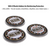 1.5" Metal Small Blind, Big Blind, Dealer Puck Buttons - Set of 3 Poker Dealer Button Set
