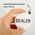 5 packs 2" Casino Texas Hold‘em Poker Game Dealer Puck for Gambling Card Games,Texas Hold 'em