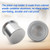 Jumbo Aluminum Drop-in Cup Holders for Casino Poker Tables, Desk, Boats, RV Cars(Silver)