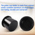 Jumbo Aluminum Drop-in Cup Holders for Casino Poker Tables, Desk, Boats, RV Cars(Black)