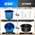 Jumbo Aluminum Drop-in Cup Holders for Casino Poker Tables, Desk, Boats, RV Cars(Blue)