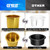 Jumbo Aluminum Drop-in Cup Holders for Casino Poker Tables, Desk, Boats, RV Cars(Gold)
