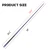 58-Inch Matte Blue Fiberglass Composite Billiard Pool Cue Stick