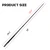 58-Inch Matte Black Fiberglass Composite Billiard Pool Cue Stick
