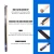 58-Inch Blue Canadian Hardwood Maple Billiard Pool Cue Stick