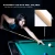 58-Inch 2-Piece Maple Billiard Pool Cue Sticks (Set of 4)