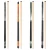 58-Inch 2-Piece Maple Billiard Pool Cue Sticks (Set of 4)