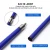 58-Inch Blue Fiberglass Composite Billiard Pool Cue Stick