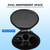 2x2 Oval Deluxe Pool Cue Stick Carrying Case (Black/Blue)