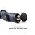 2x2 Oval Deluxe Pool Cue Stick Carrying Case (Black/Blue)