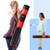 2x2 Oval Deluxe Pool Cue Stick Carrying Case (Black/Red)