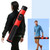 2x2 Oval Deluxe Pool Cue Stick Carrying Case (Black/Red)