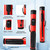 2x2 Oval Deluxe Pool Cue Stick Carrying Case (Black/Red)