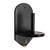 Wall Mounted Wood Cone Chalk Holder (Black)