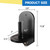Wall Mounted Wood Cone Chalk Holder (Black)