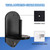 Wall Mounted Wood Cone Chalk Holder (Black)