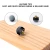 Screw-on Soft Pool Cue Tips & Nylon Ferrules Set