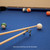 2-Piece Bridge Stick with Brass Bridge Head